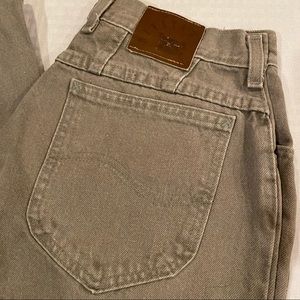 Vintage Riveted by Lee jeans, sandy tan color